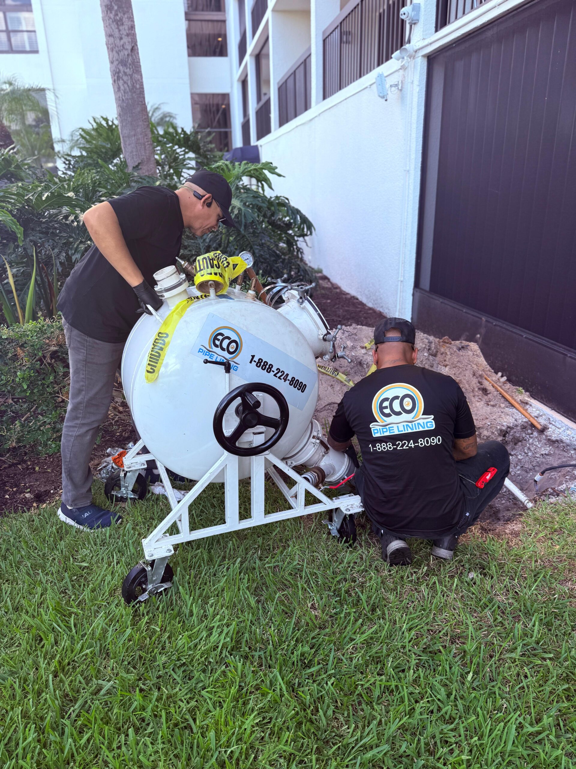 Eco Pipe lining UV Inversion Pipe Lining - Condominium