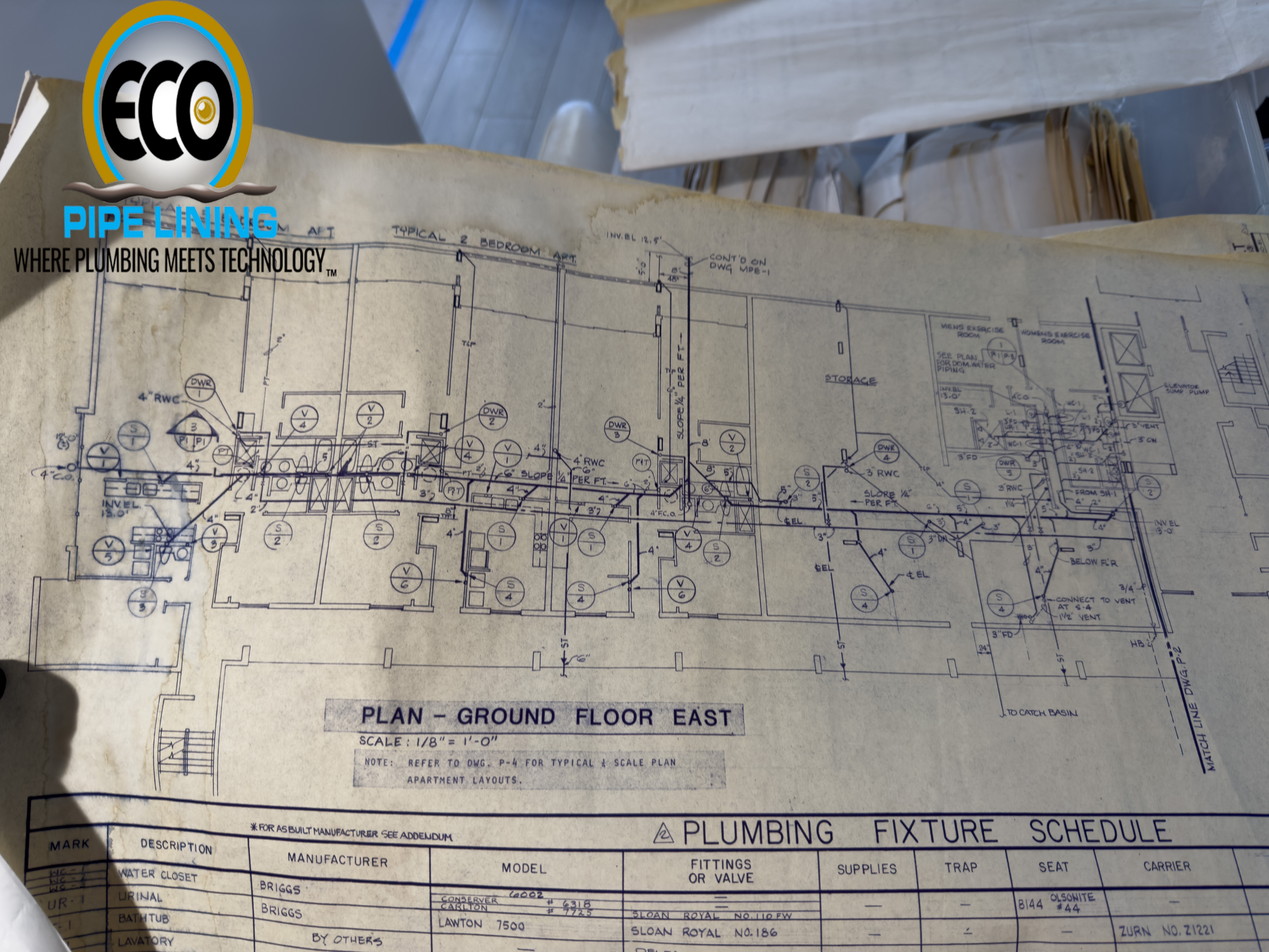 Vertical Sewer Stack Lining for Condominiums